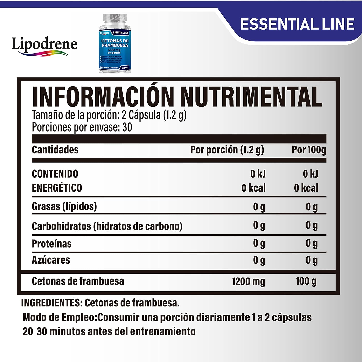 Cetonas de Frambuesa
