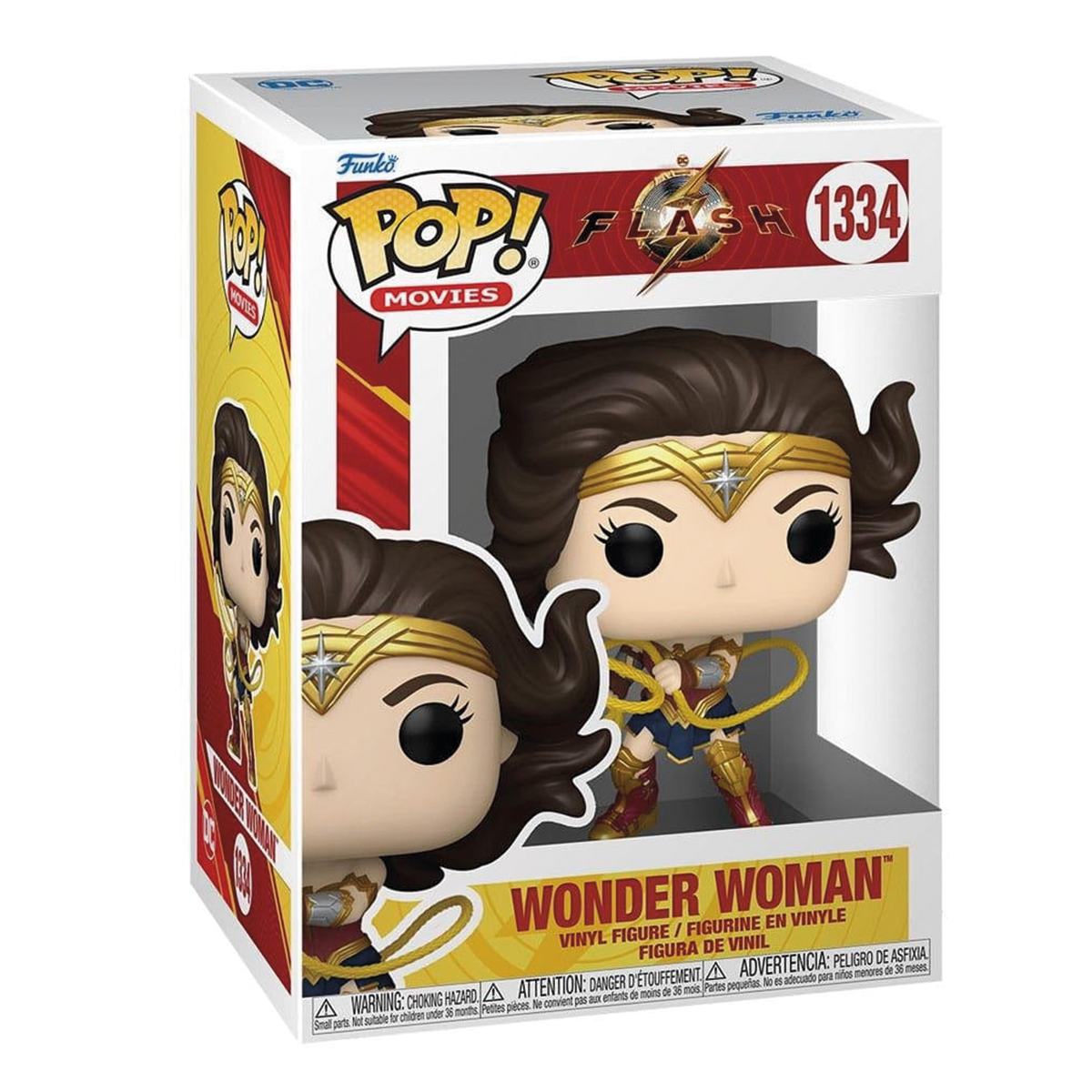 Funko Pop Mujer Maravilla #1334 Flash La Pelicula DC Comics Figura Original