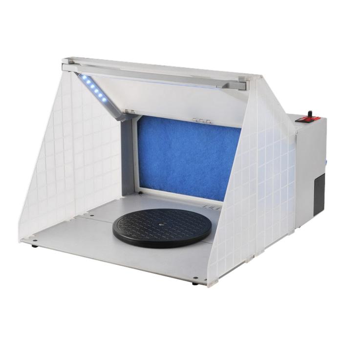 Mini Cabinas de Pintura Modelos MXPBH-001-10 48x42x34cm 141CFM 220V1F50Hz12V1,6A PortaBooth