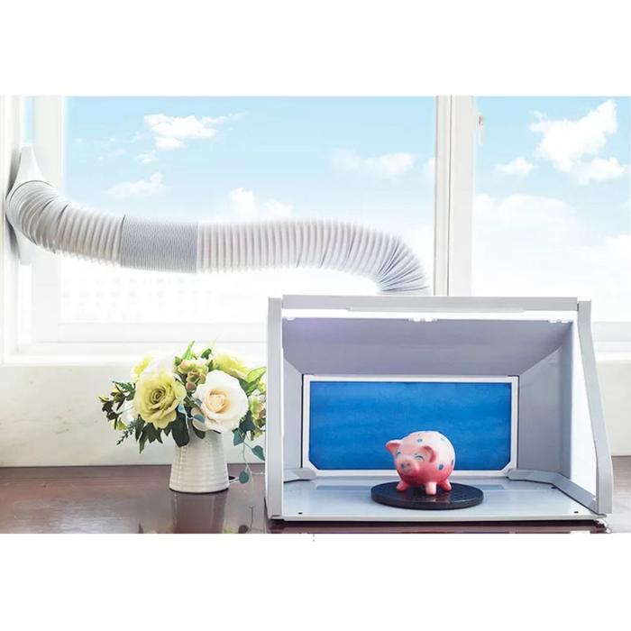 Mini Cabinas de Pintura Modelos MXPBH-001-10 48x42x34cm 141CFM 220V1F50Hz12V1,6A PortaBooth