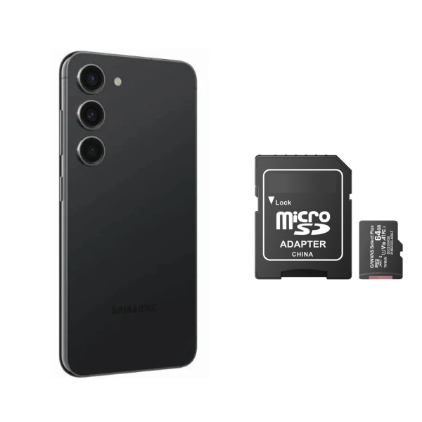 Samsung S23 Plus 256GB Lila Snapdragon Reacondicionado + Memoria Micro SD.