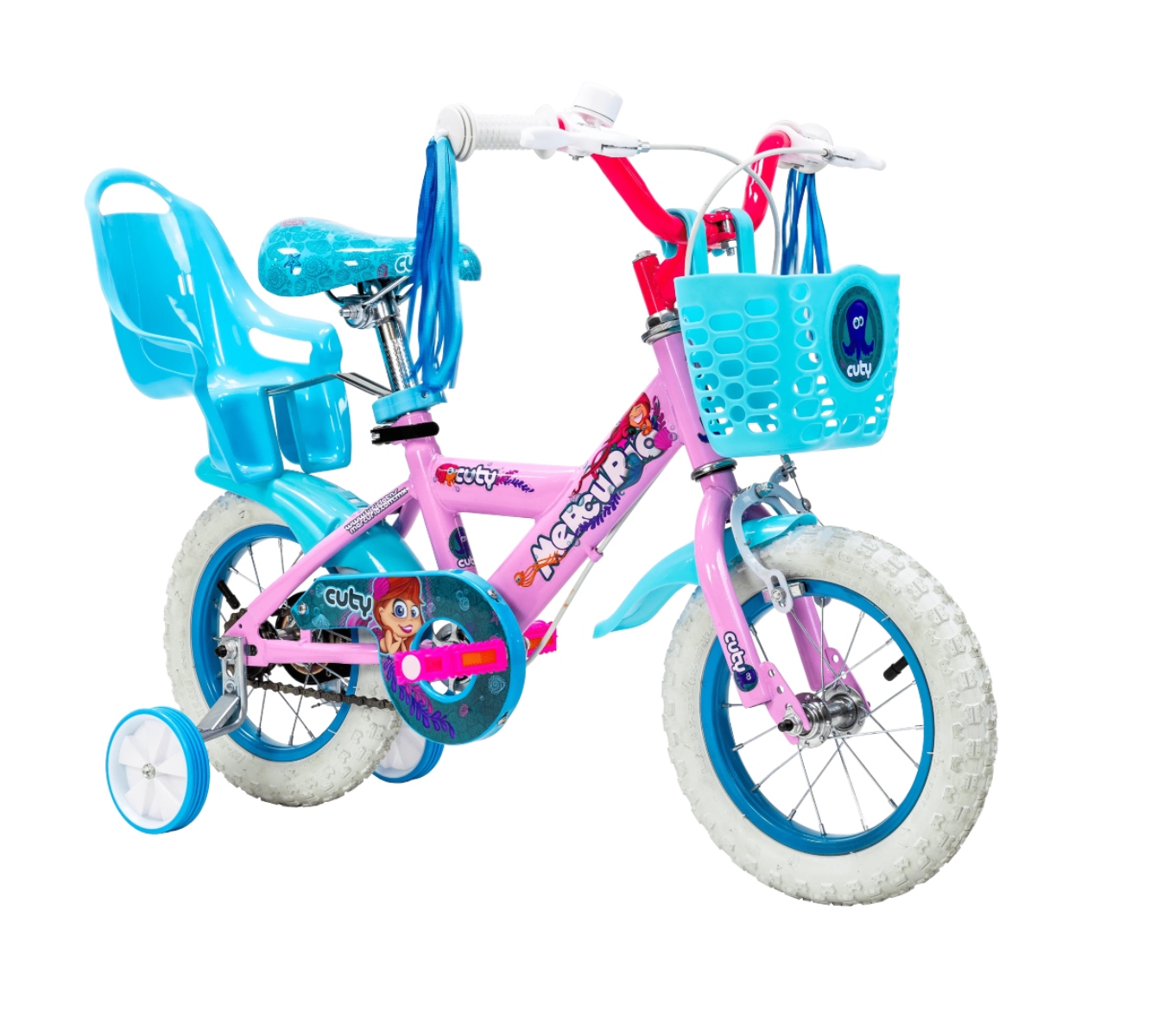 BICICLETA MERCURIO CUTY R12 ROSA ENDY8
