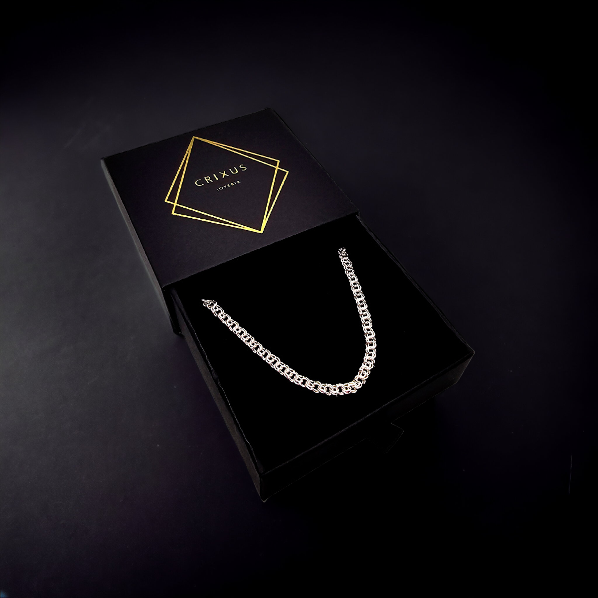 CADENA PLATA .925 HOMBRE TEJIDO CHINO