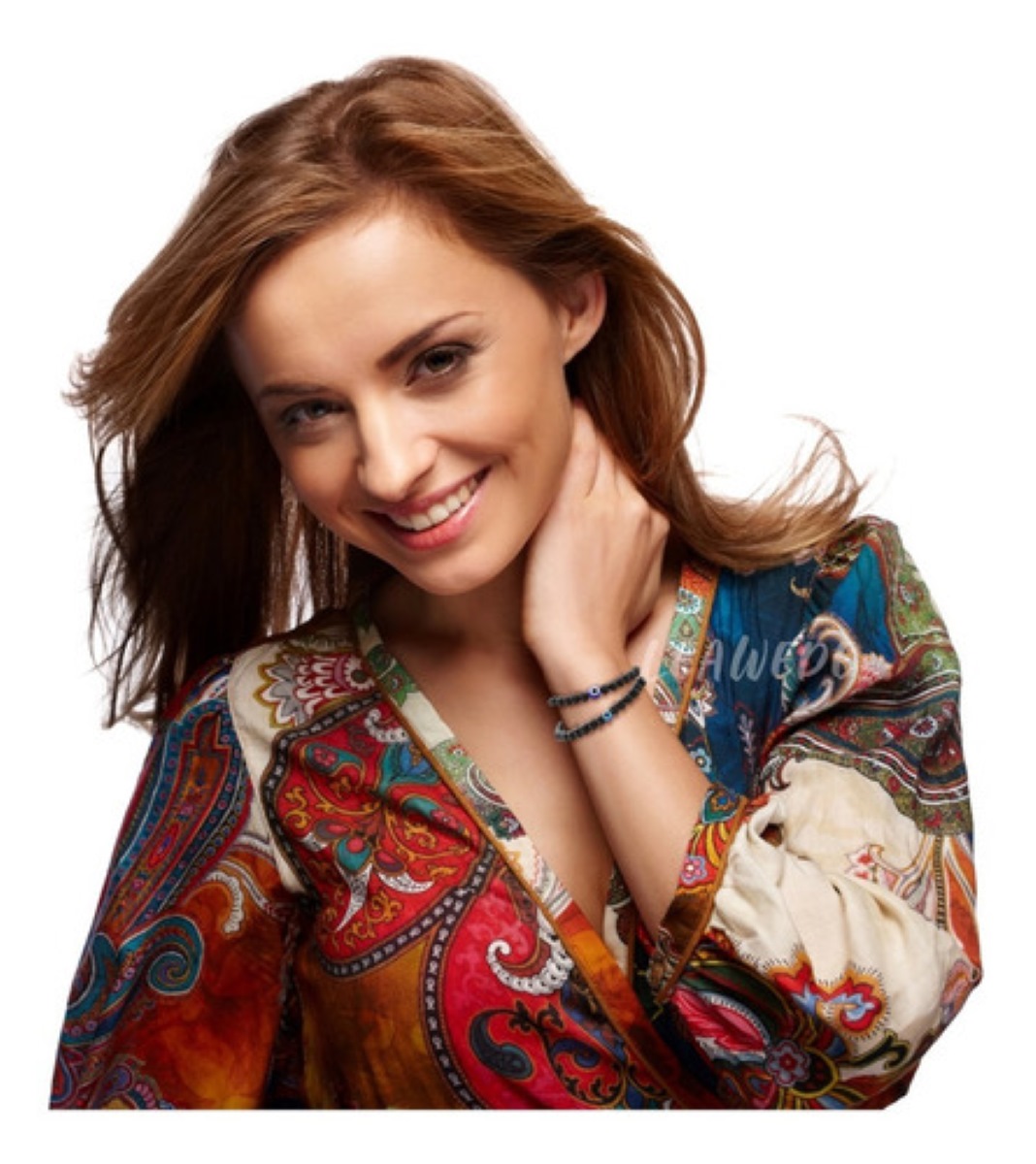 2pzs Pulsera Ojo Turco Regalo Hombre Mujer Suerte Proteccion Negro 