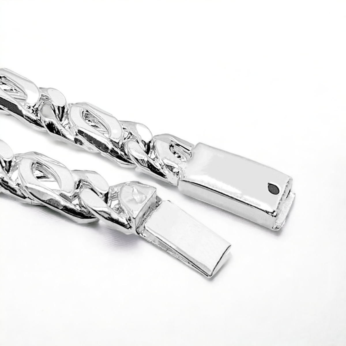 PULSERA PLATA .925 HOMBRE DISEÑO CLIP 