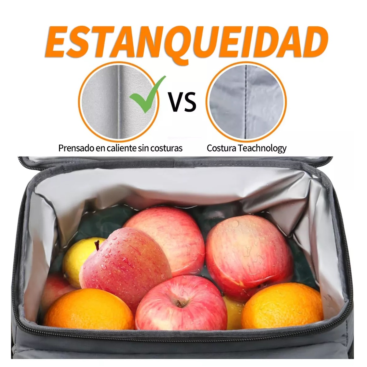 Mochila Hielera Térmica Aislada Mochila De Almuerzo Portatil