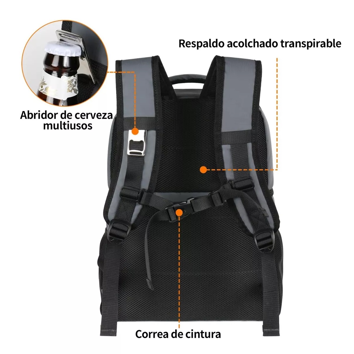 Mochila Hielera Térmica Aislada Mochila De Almuerzo Portatil