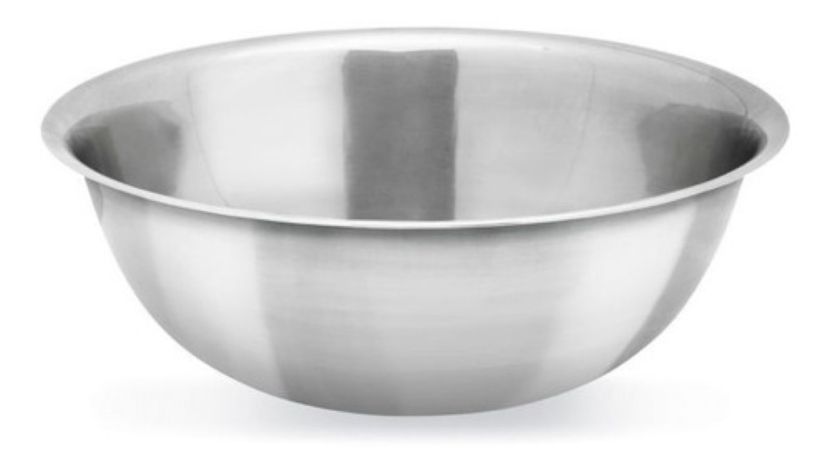 Set 6 Tazones Bowls Acero Inoxidable 18-20-22-24-26-28 Cm Plata 