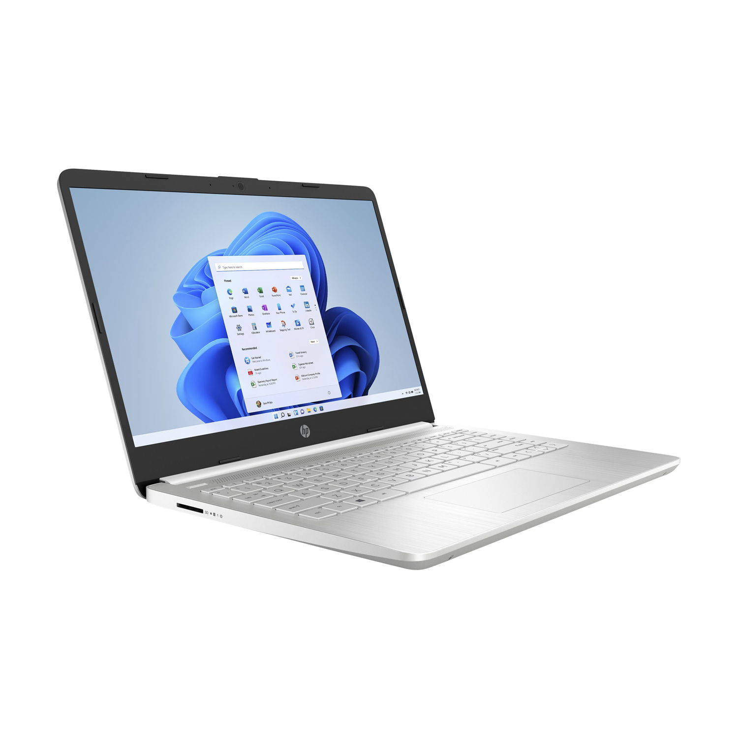 HP (14-DQ2031WM) 14" i3-1115G4 4GB 128GB SSD W11 PLATA