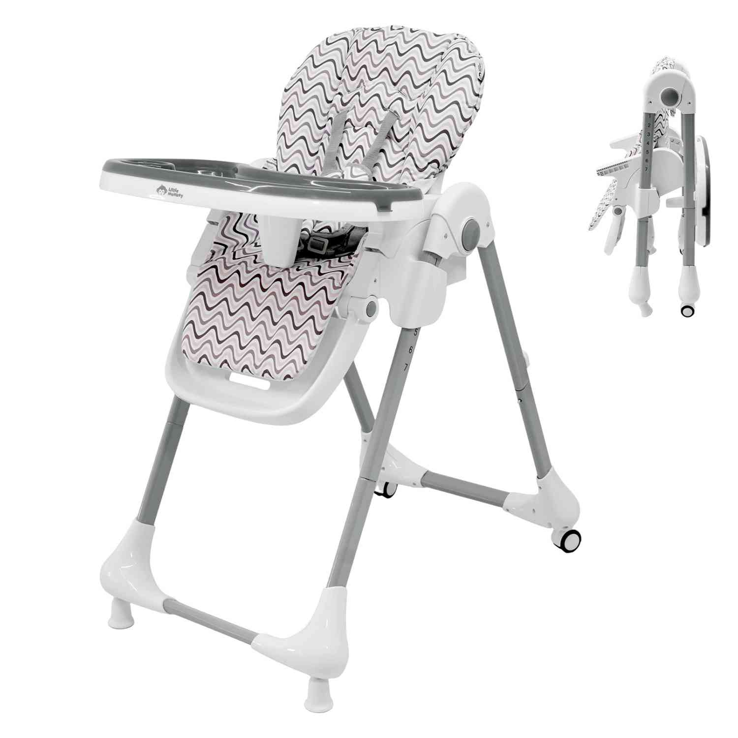 Silla Periquera Bebe Convertible Altura Ajustable 6-36 Meses
