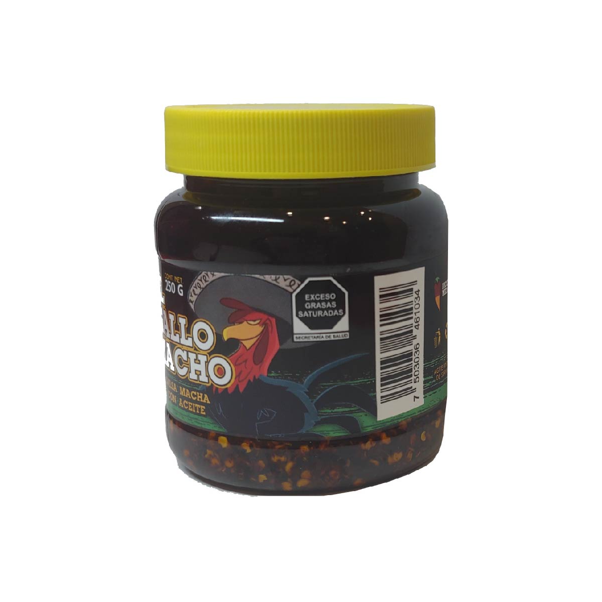 El Gallo Macho Salsa Macha con aceite 250grs