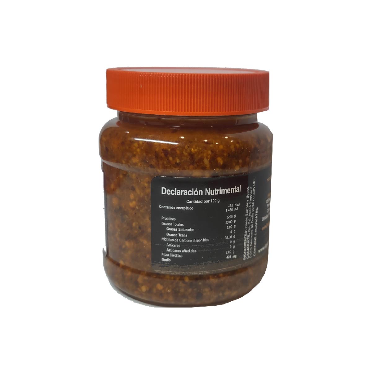 El Gallo Macho Salsa Macha con cacahuate 250grs