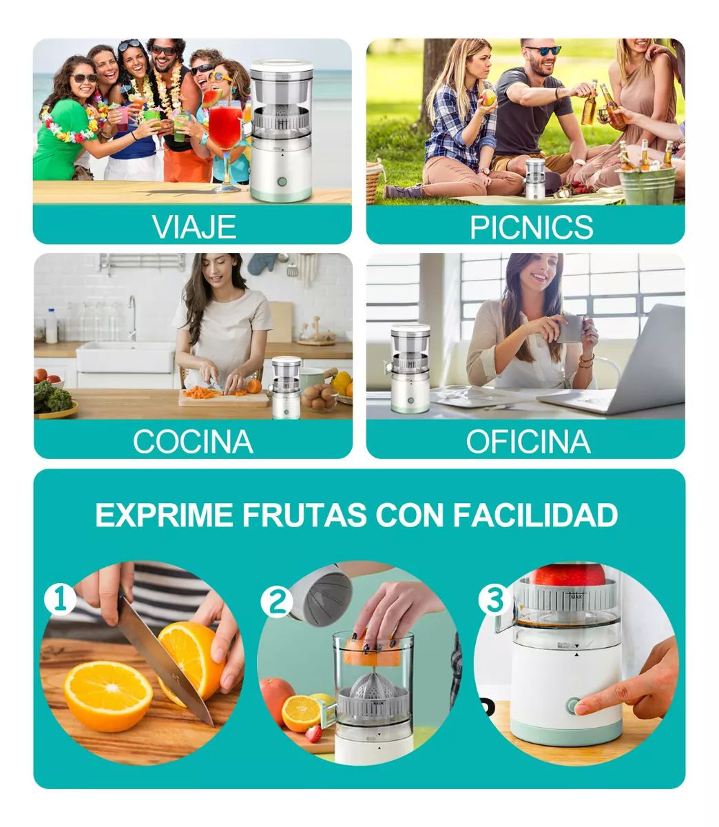 Exprimidor extractor de jugos 