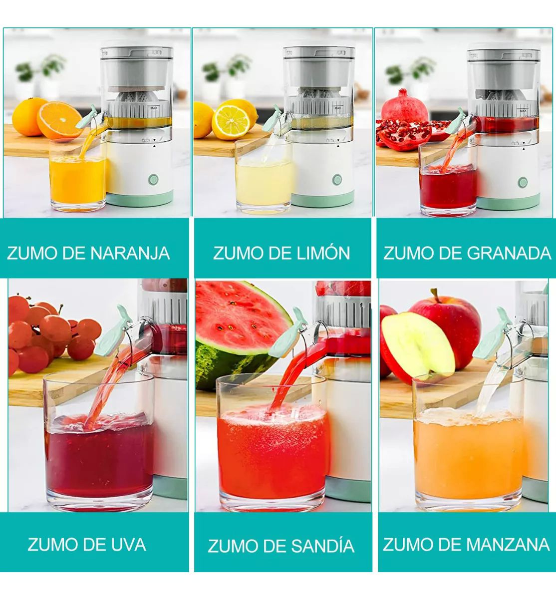 Exprimidor extractor de jugos 