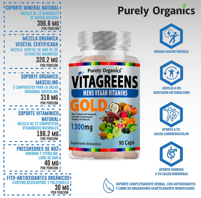 Vitagreens Mens 90 capsulas