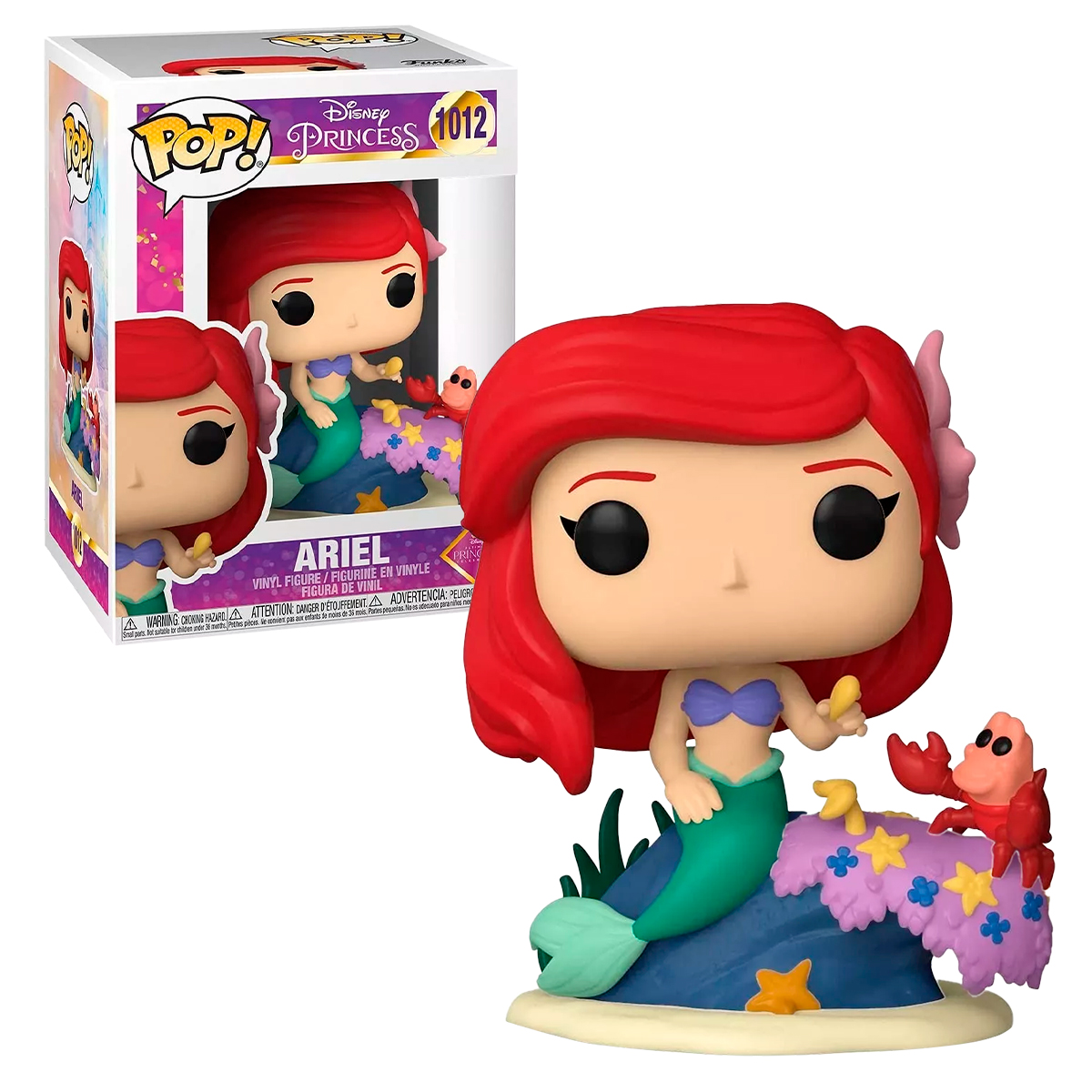Funko Pop Ariel #1012 La Sirenita Disney Princesas Figura Original