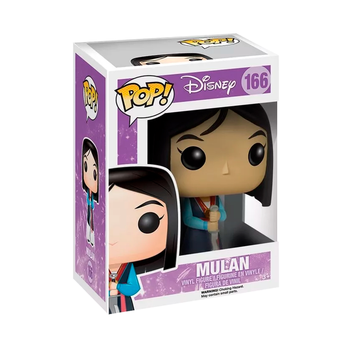 Funko Pop Mulan Con Espada #166 Disney Princesas Figura Original