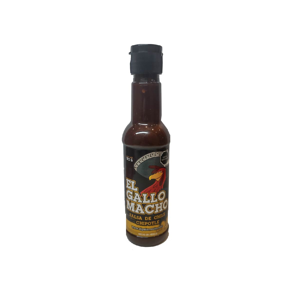 El Gallo Macho Tripack Salsa de chile chipotle 170grs