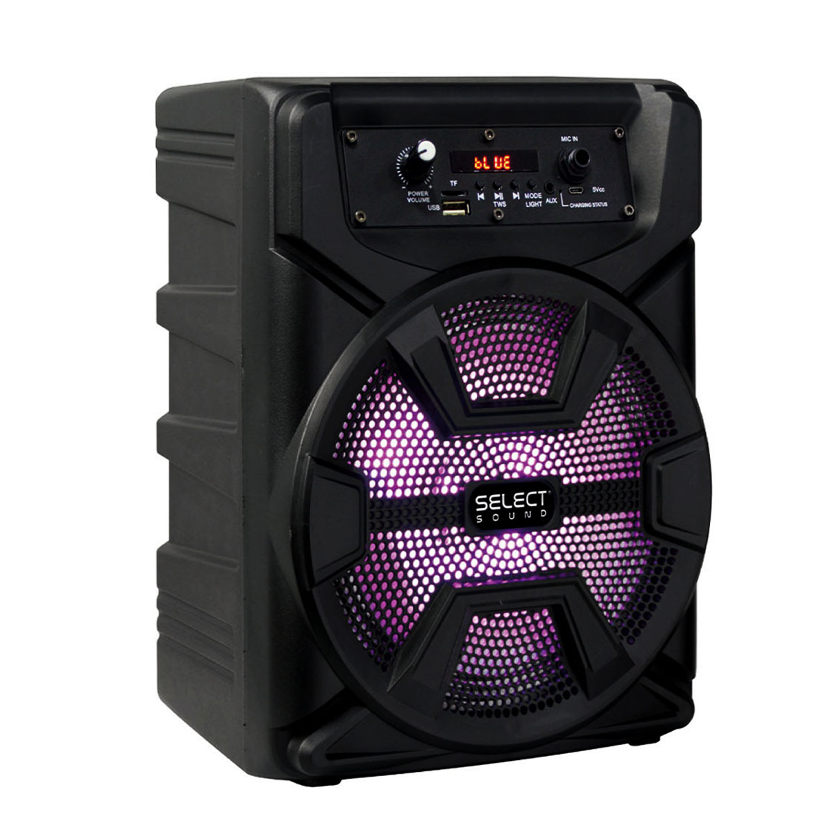 Bafle Amplificado 8" Hero Select Sound BT1008 con Tws, Bluetooth