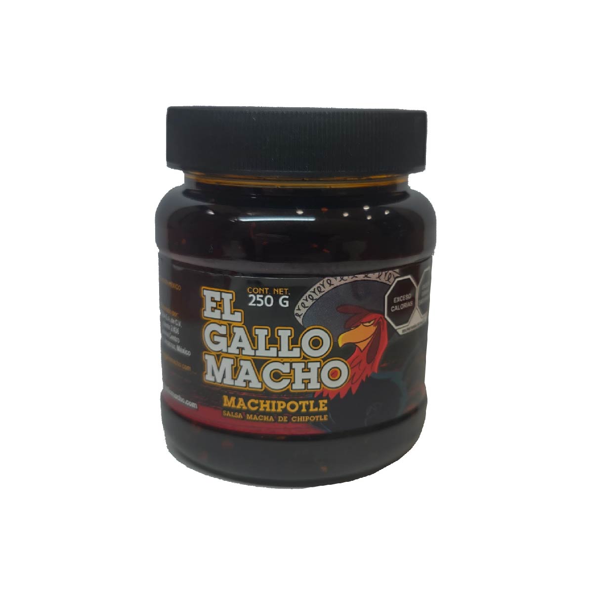 El Gallo Macho Sixpack Salsa Macha machipotle 250grs