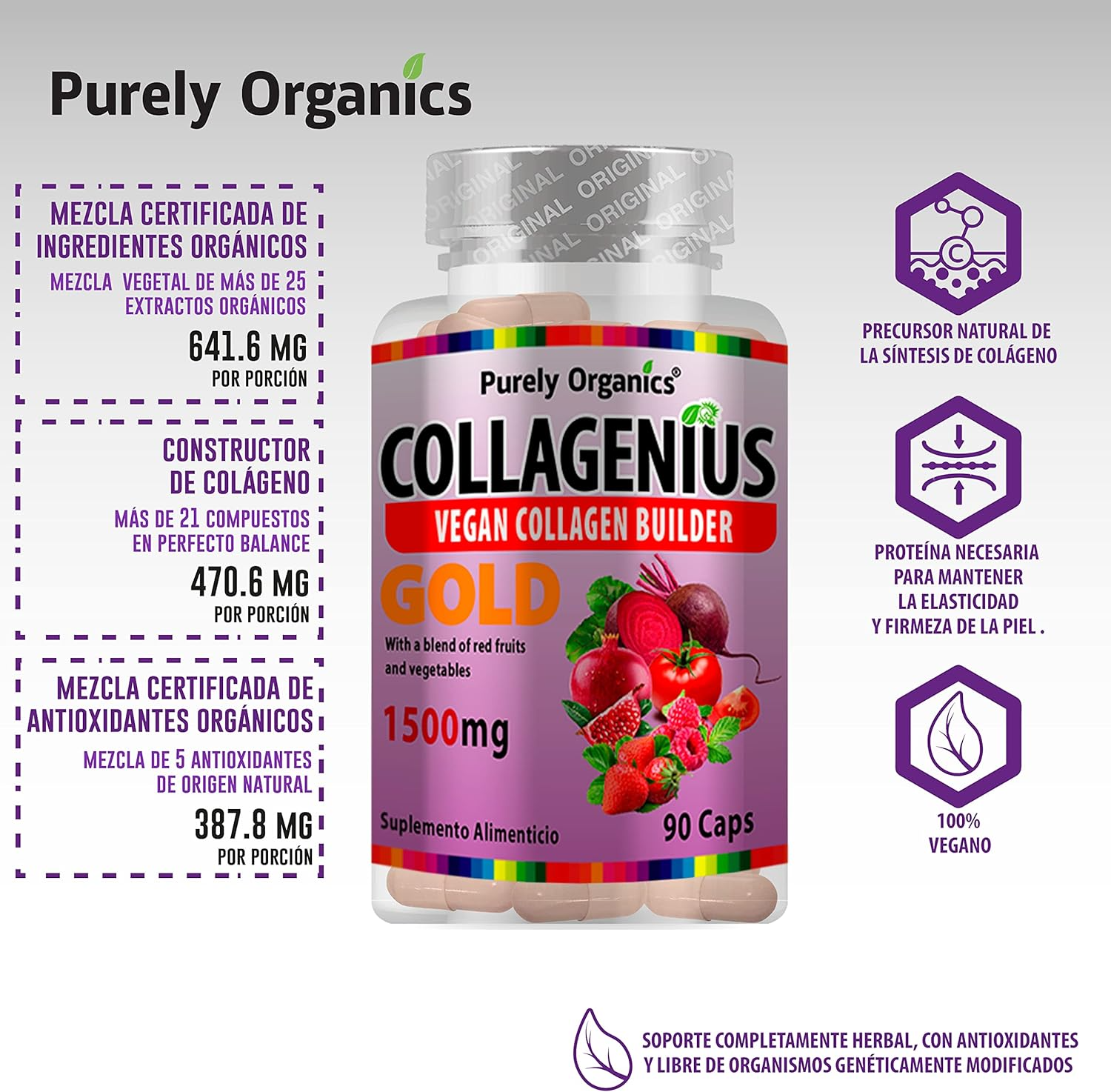 Collagenius 90 Cápsulas.