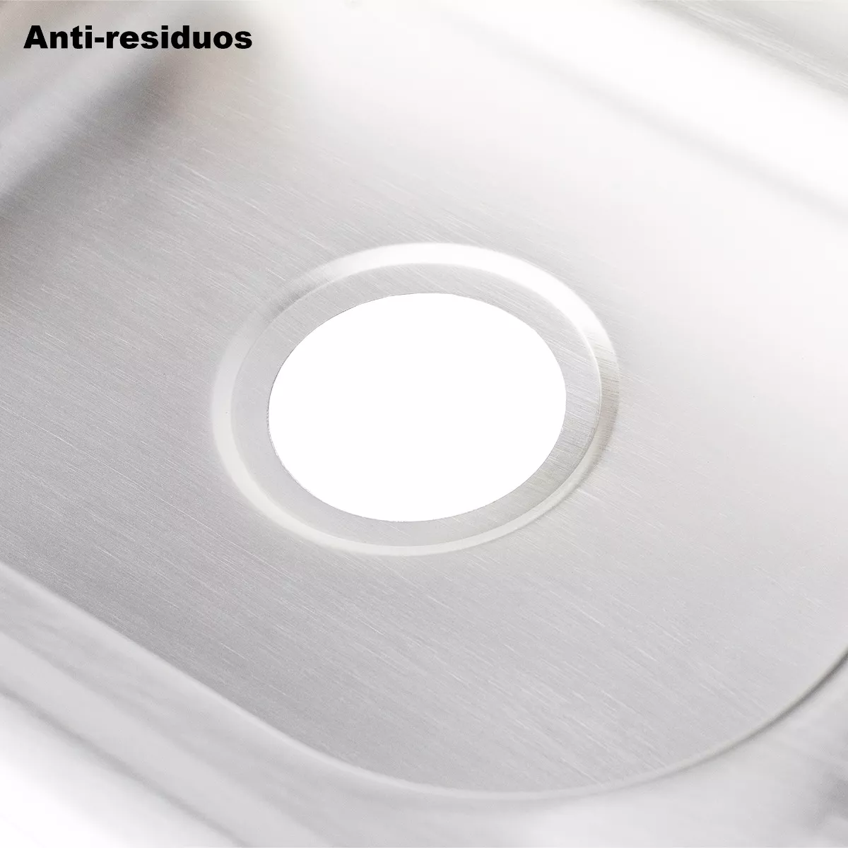 MEER Faucets by CNX | Tarja Sencilla con Escurridor en Acero Inoxidable para Cocina con Escurridor Derecho incluye Mezcladora Flexible con Dos Tipos de Chorro y Kit de Instalación