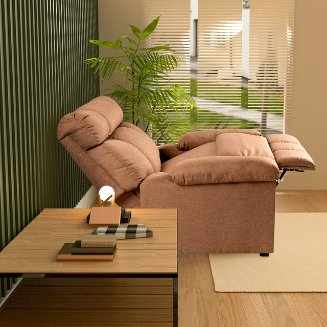 Sillón Reclinable Individual Café