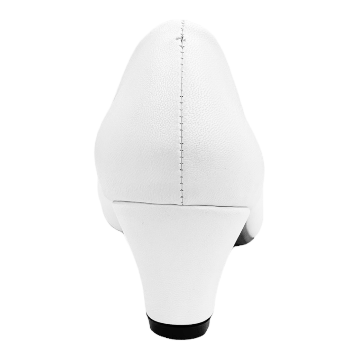 Zapatillas Blancas Mujer Tacón Bajo Selene Novia Comodas