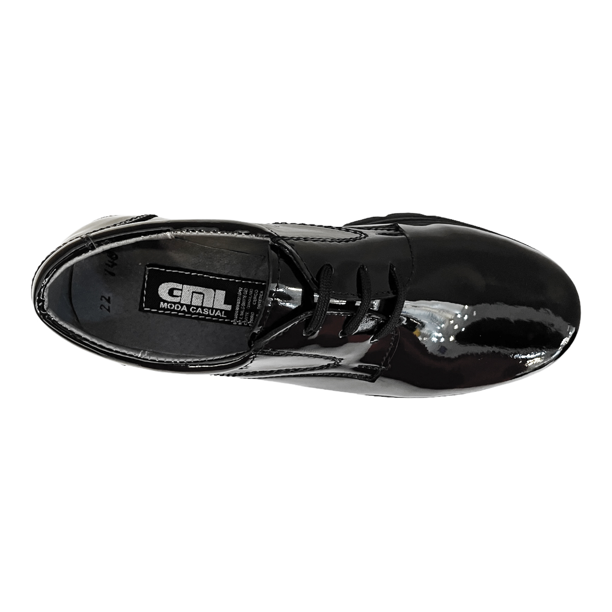 Zapato Escolar Mocasines Moda Niña Juvenil GML Charol