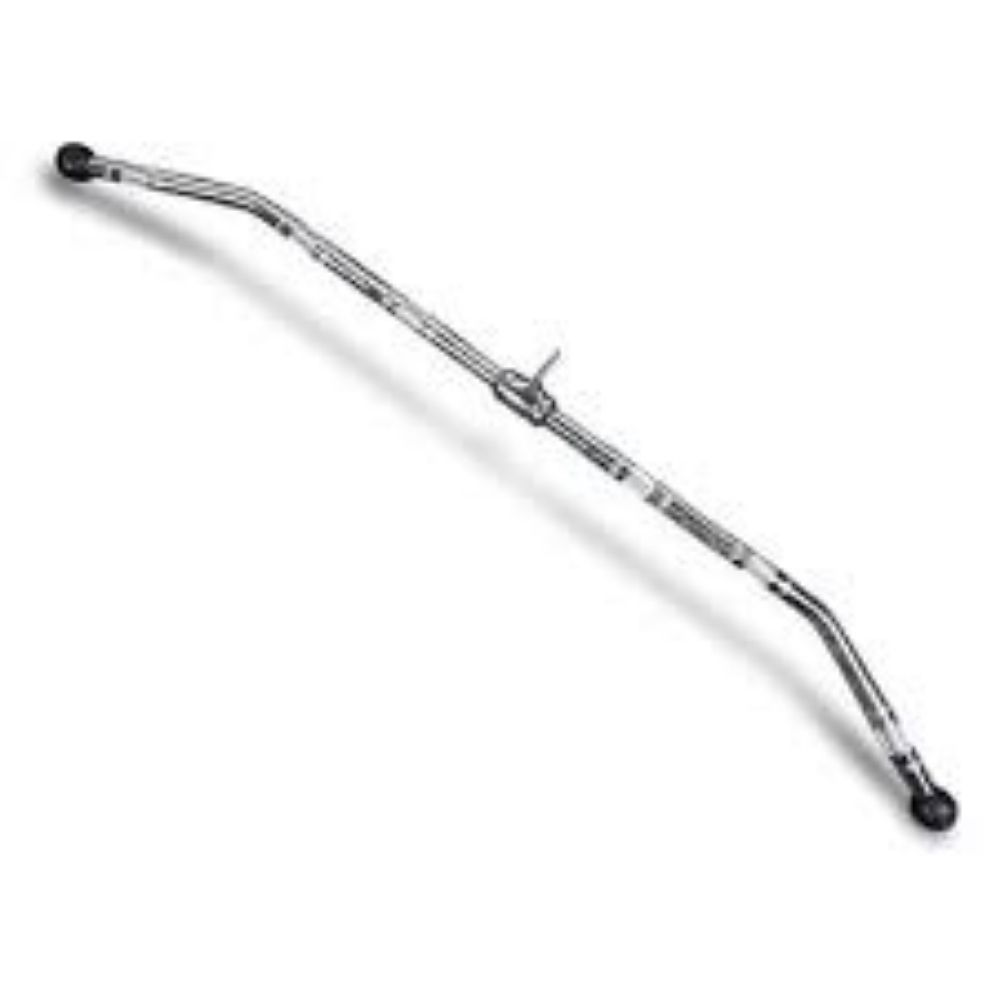 Maneral Agarre Barra Cromada 48" Plana Alta Espalda Gym