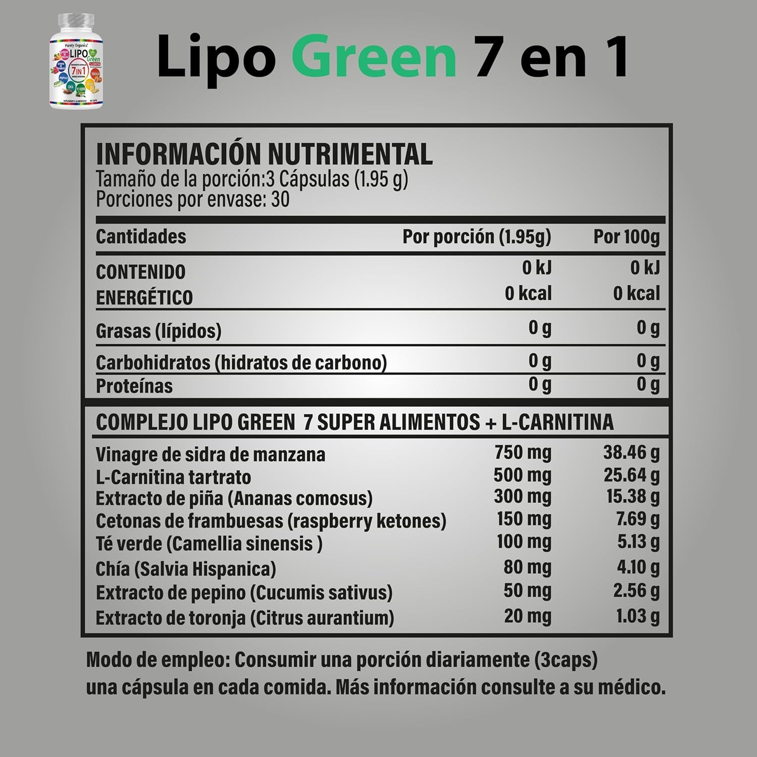Lipo Green 90 Cápsulas