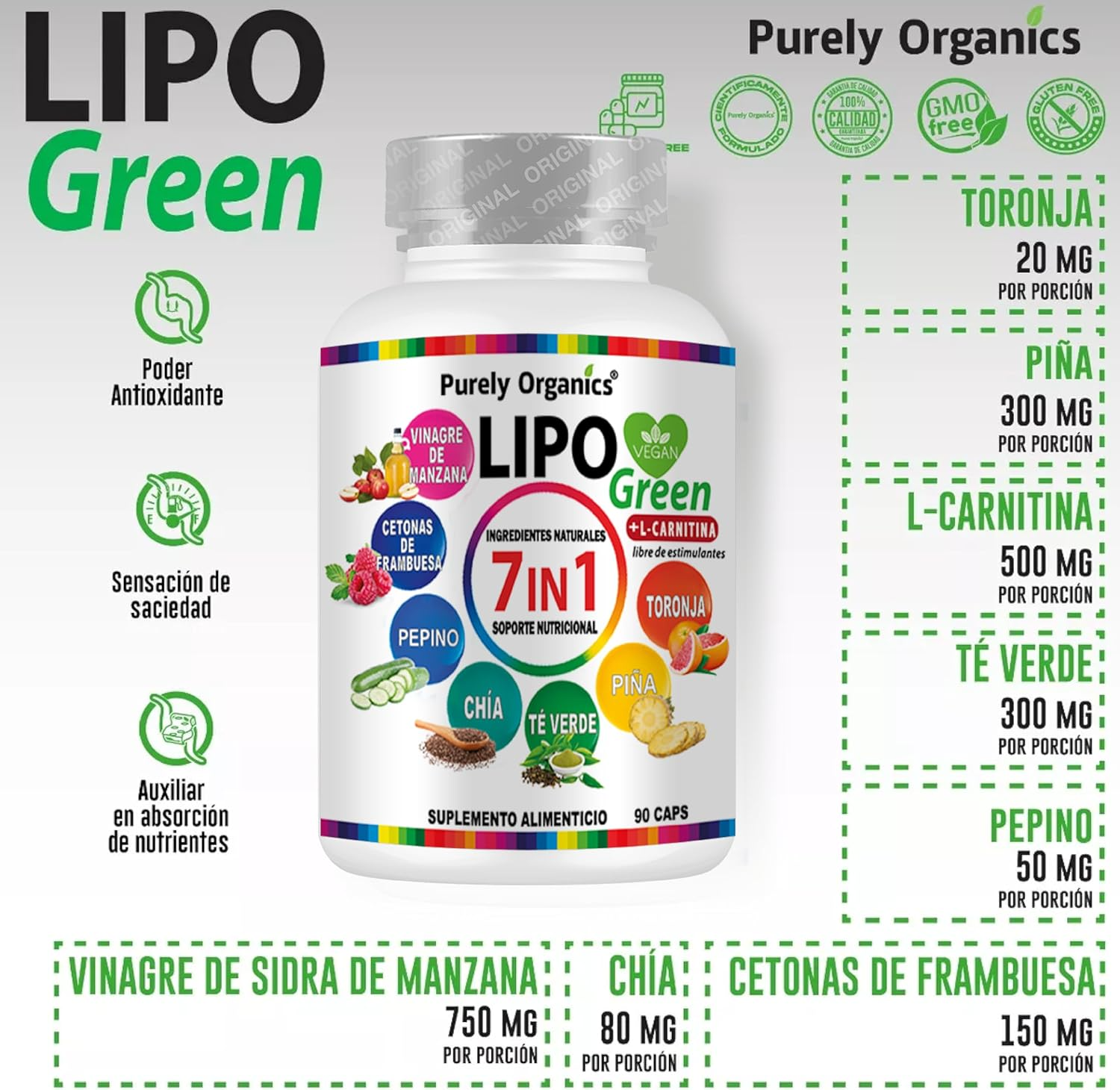 Lipo Green 90 Cápsulas