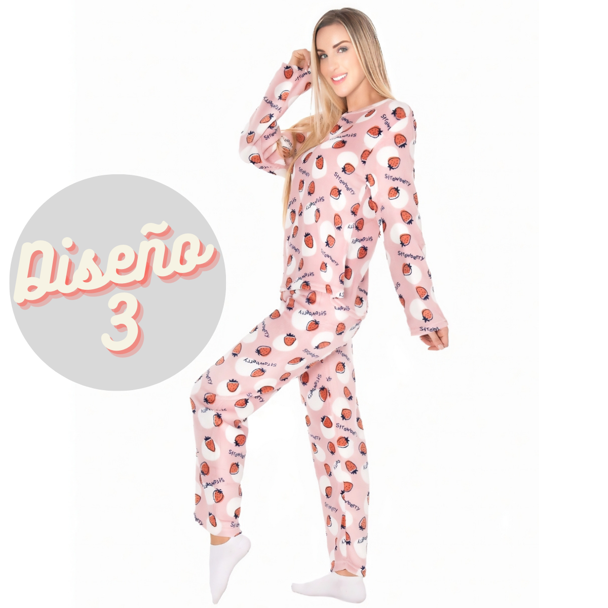 Pantalon Pijama Mujer Polar Soft Peluche Premium + Talles