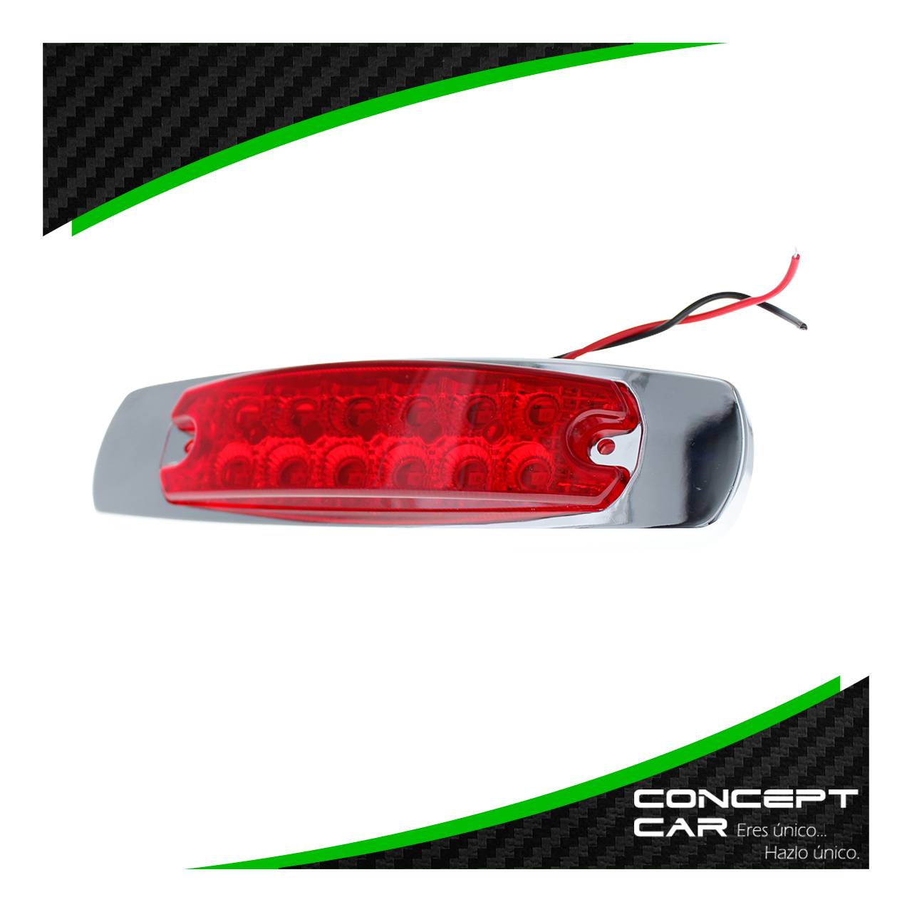 10 Plafon 12 Led Tipo Peter Laterales Remolque Caja Trailer