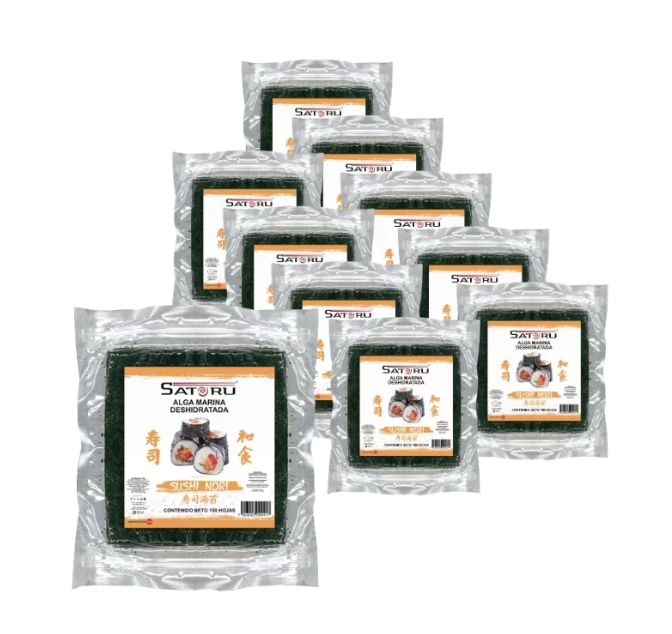 1000 Hojas Alga Nori Deshidratada Tostada Para Sushi ¡promo!