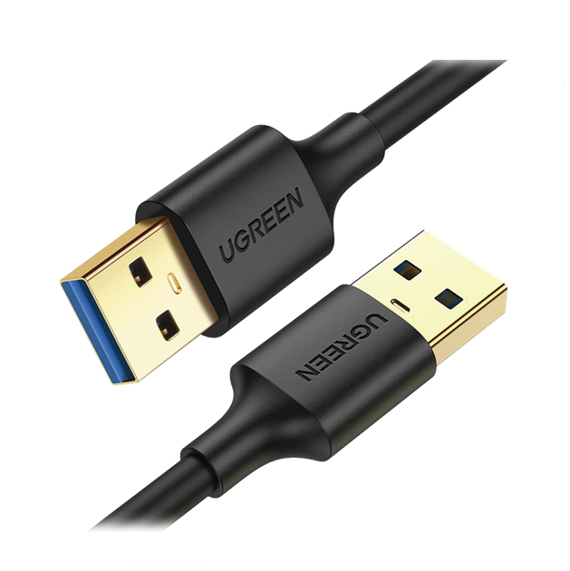Cable USB-A 3.0 a USB-A 3.0 / 1 Metro / Macho a Macho / Conector Niquelado / Núcleo de Cobre Estañado / Blindaje Múltiple / Velocidad 5Gbps / No Requiere Controlador / Compatible con USB2.0 Y USB 1.1
