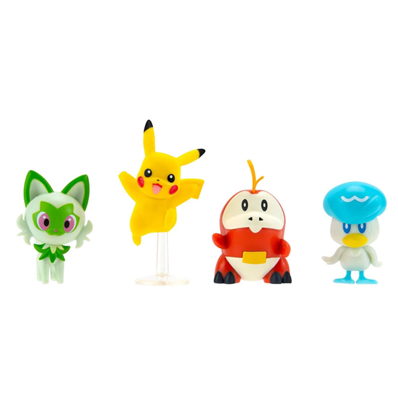 Pokemon Sprigatito + Poussacha + Pelori + Pikachu