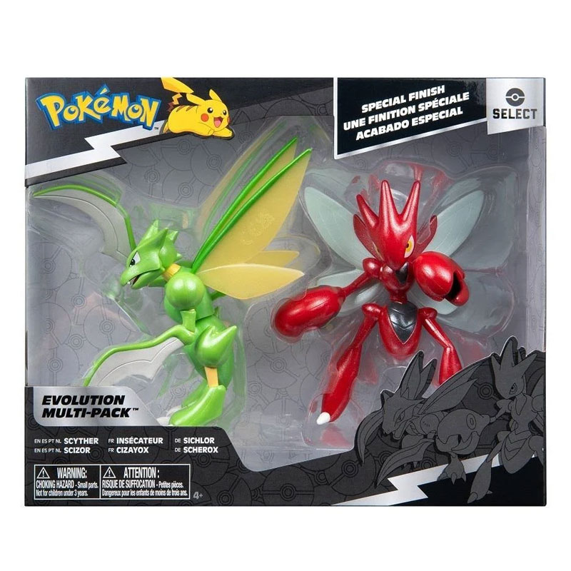 Pokemon Scyther + Scizor