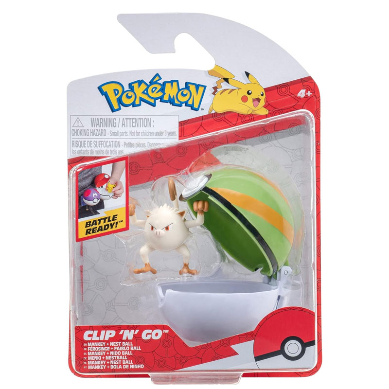Pokemon Mankey + Nets Ball