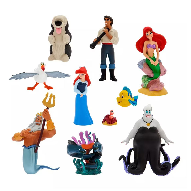 Disney La sirenita set de 10 figuras