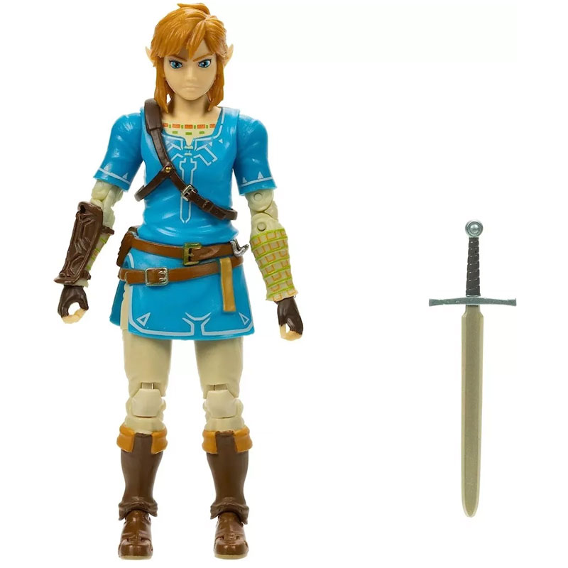 The Legend Of Zelda (botw): Figura De Accion Link Con Espada