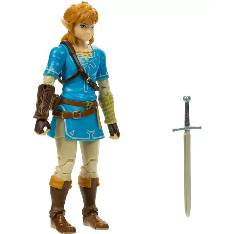 The Legend Of Zelda (botw): Figura De Accion Link Con Espada