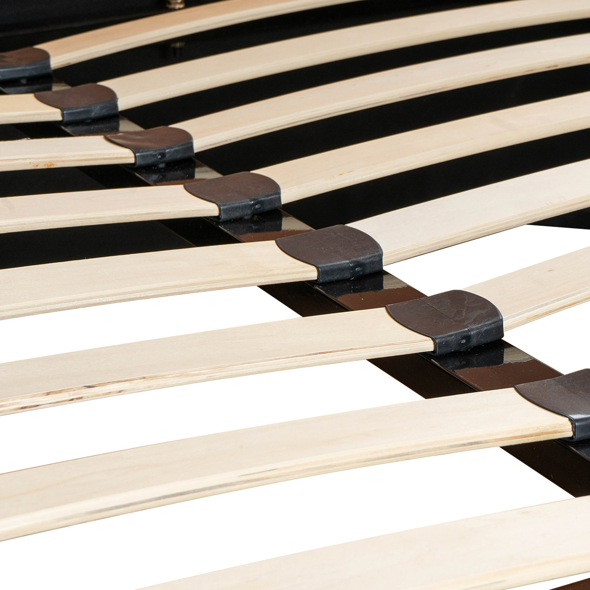 Base Matrimonial Para CoIchón Roomi Freedom, Box Con Sistema De Almacenaje Naranja