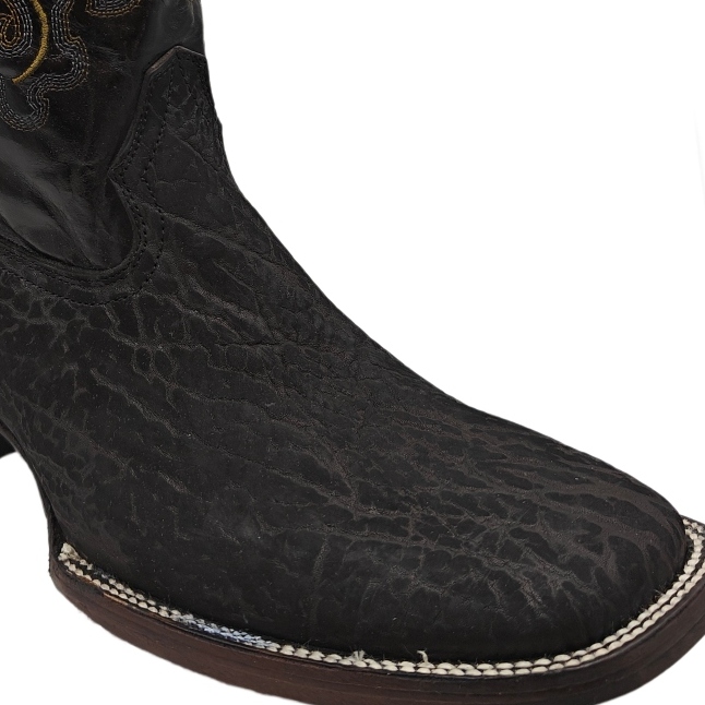 Botas Vaqueras El Chiqueado Piel Genuina de Cuello Toro