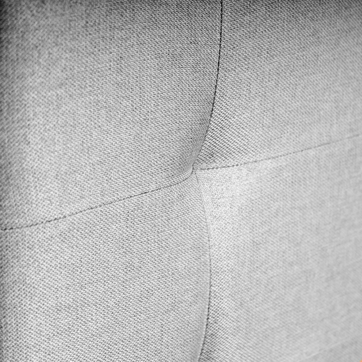 Cabecera Matrimonial, Elaborada de Madera de Pino, Roomi Color Gris