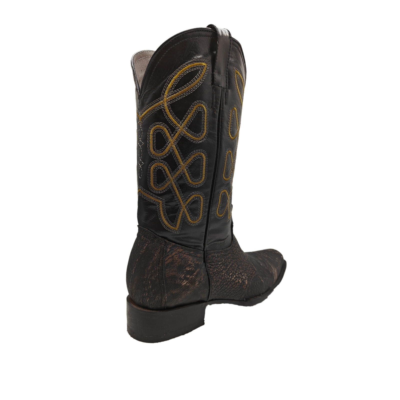 Botas Vaqueras El Chiqueado Piel de Tiburon Original Café