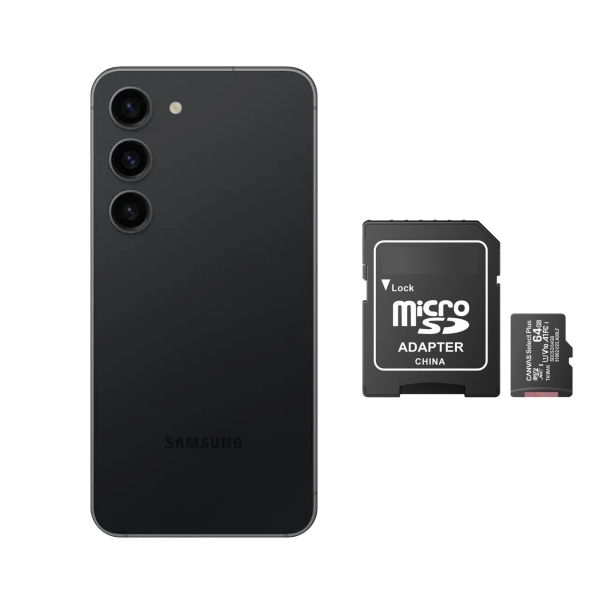 Samsung S23 128GB Negro Snapdragon + Memoria Micro SD.