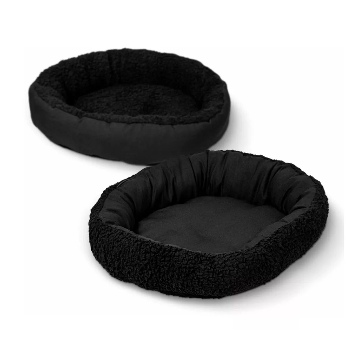 Camas Para Perros O Gatos Super Cómoda Y Suave 60x50cm Negro
