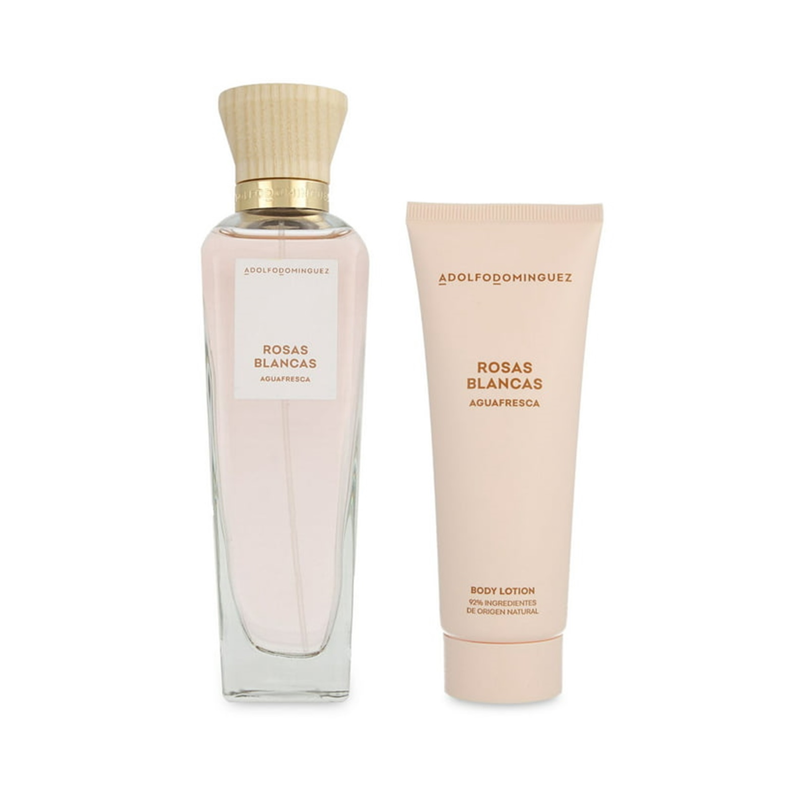 Set Adolfo Dominguez Agua Fresca De Rosas Blancas 2Pzs 