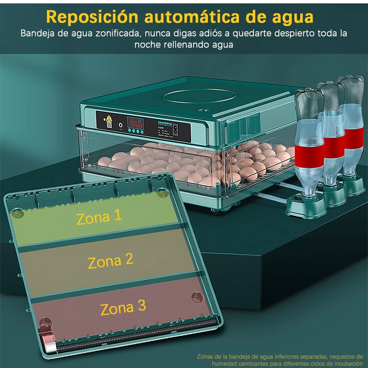 Incubadora Automática De Aves Corral P/ 38 Huevos Y Aves
